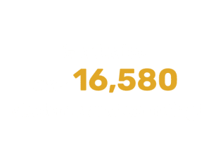 We have over 16,580 graduates and counting