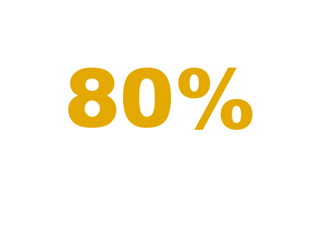 Over 80% of students receive financial aid